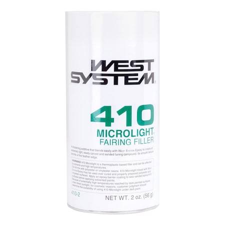 West System West System Microlight Low Strength Microfibers Tan Fairing Filler 2 oz 410-2